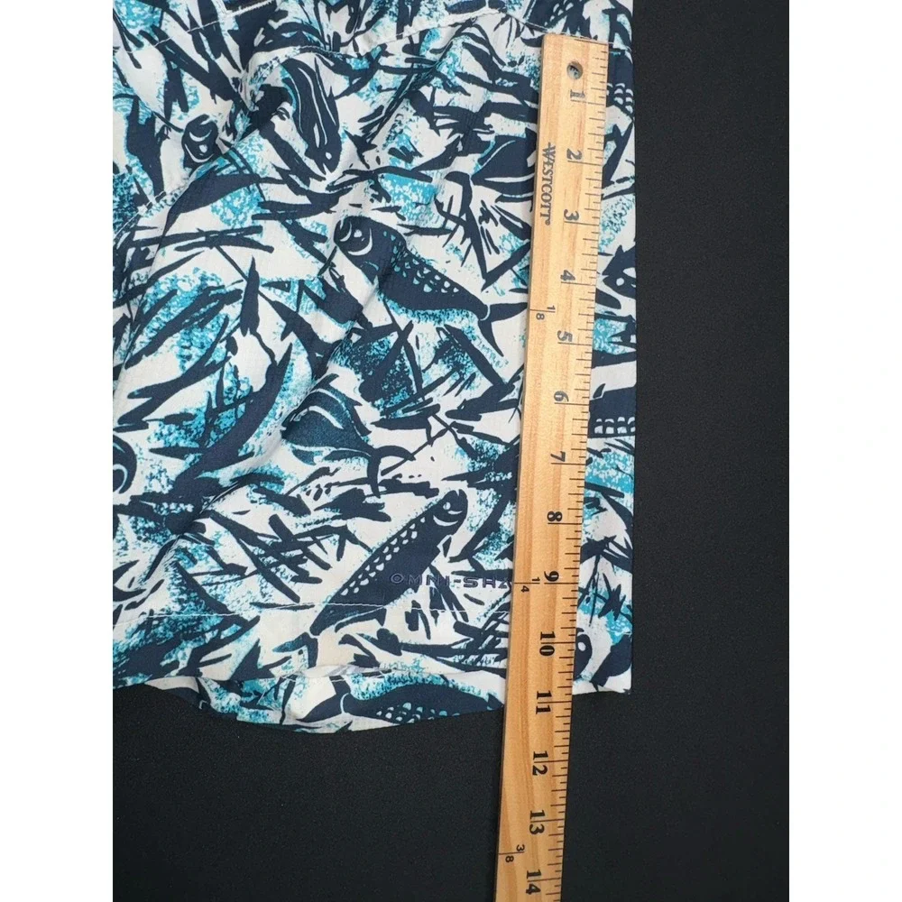 Columbia PFG Super Tamiami Shirt Short Sleeve  Mens XXL Fishing All Over‎ Fish